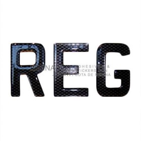 Letras en Alto Relieve 【Resinados Letra x Letra】 con tu Diseño